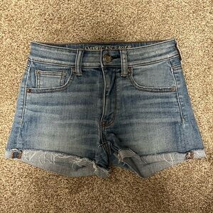 American Eagle High Rise Jean Shorts